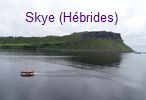 le bateau vient de jeter l'ancre dans une jolie baie de l'le de Skye