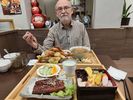 un copieux repas, avec riz pour H�l�ne et nouilles pour moi