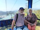 touristes heureux