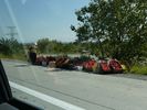 marchands de fruits et l�gumes au bord de l'autoroute...